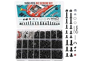 1100 Piece RC Screw Kit for Multiple RC Brands