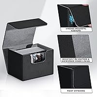 Vista 80 de ZLCA MTG YuGiOh - Caja de cartas para cartas intercambiables, MTG YuGiOh con capacidad para más de 100 tarjetas de una sola funda, caja