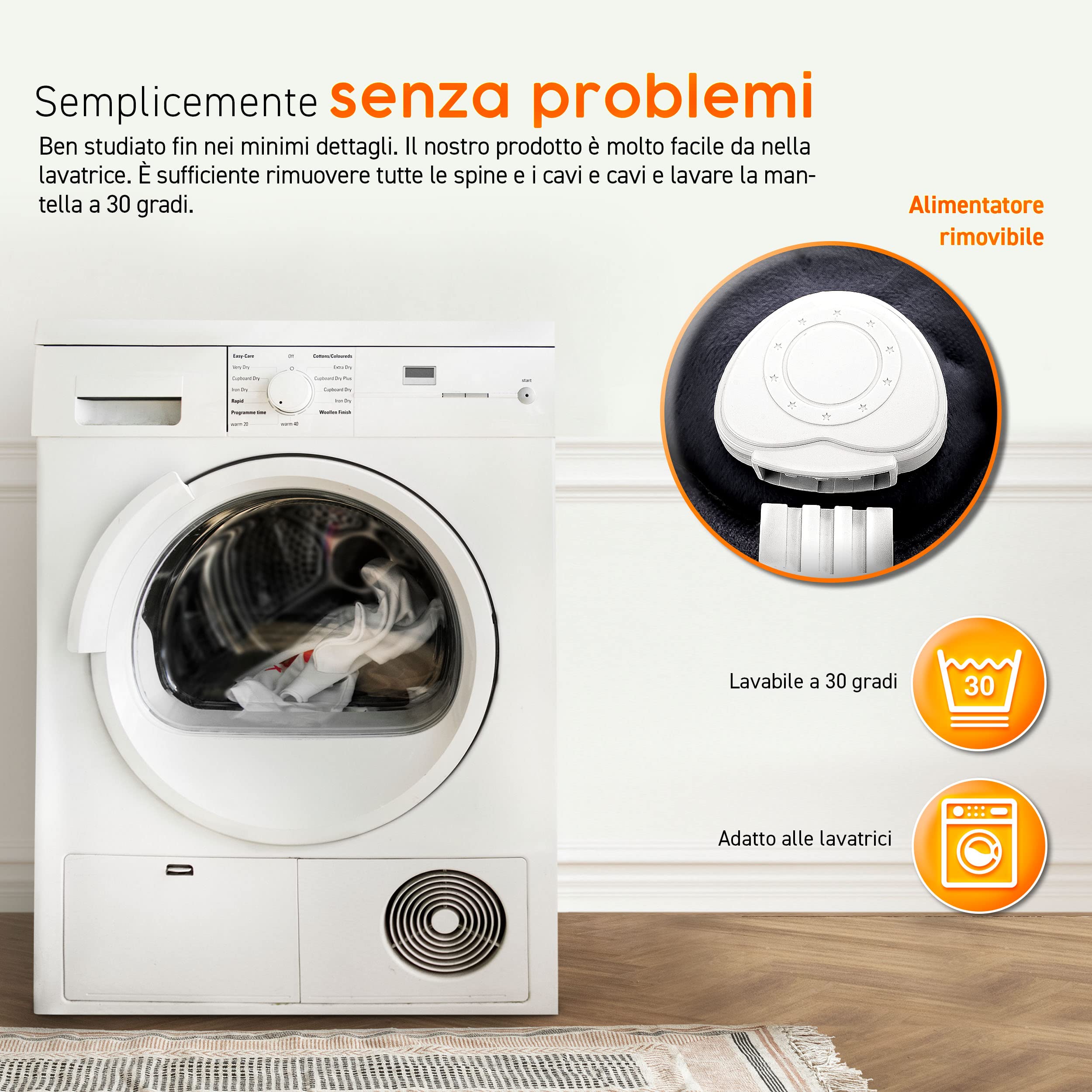 sinnlein Termoforo Elettrico per Cervicale e Spalle | Cuscinetto Riscaldante con 3 Impostazioni di Temperatura e Spegnimento Automatico | Cuscino Riscaldante con Spegnimento Automatico e 100W (Grigio)