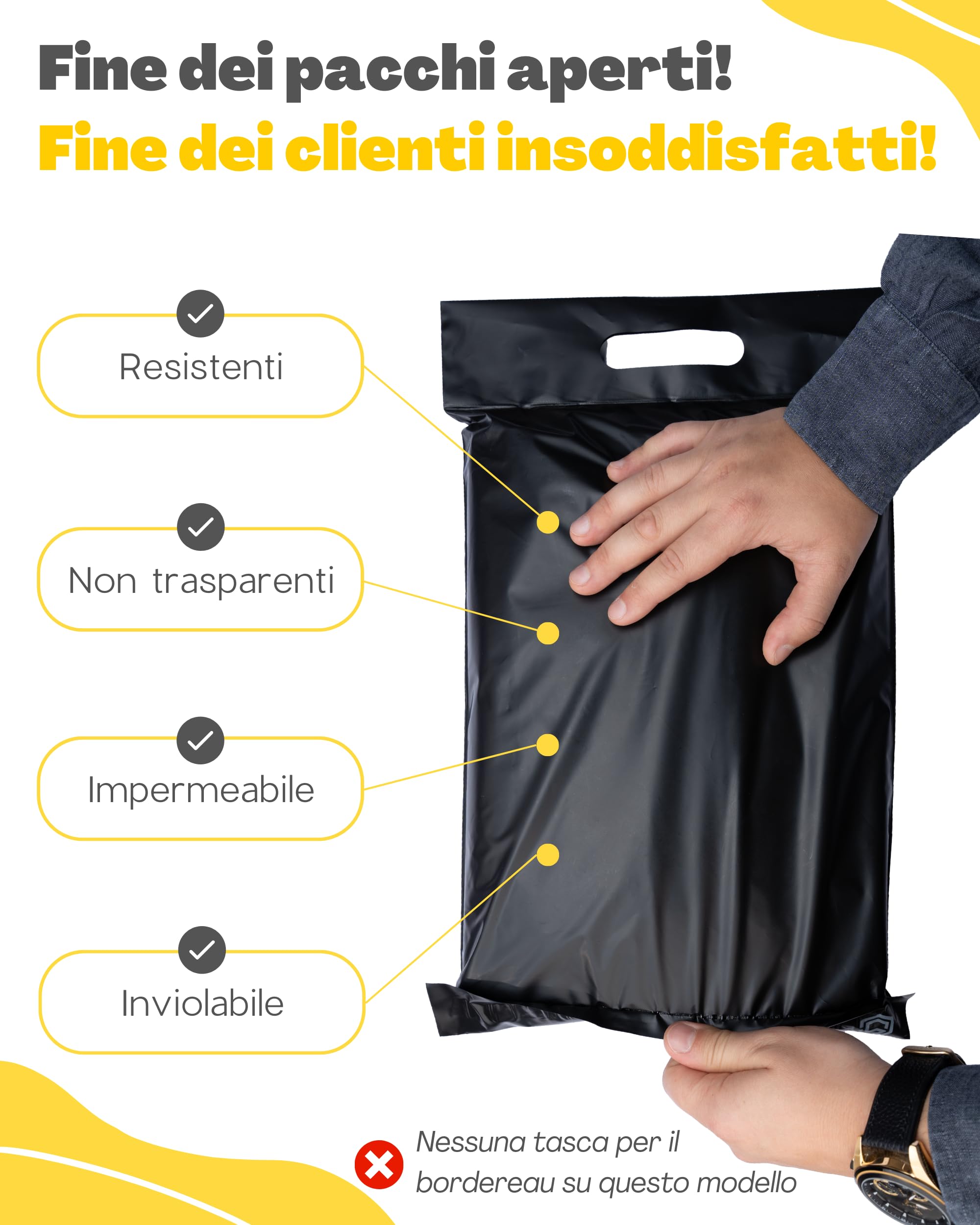 Sacchettini Plastica Verpacking Buste Per Spedizioni In Plastica - Foto 5