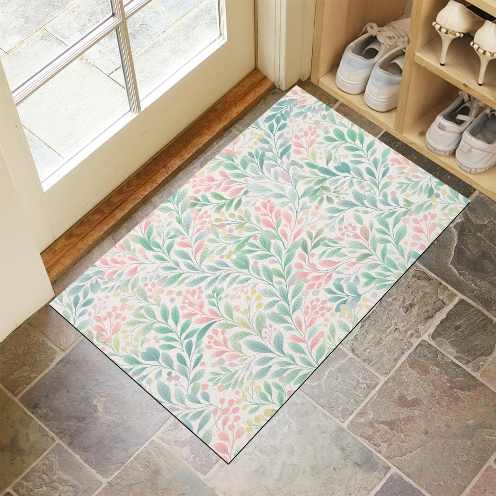 Alfombra lavable antideslizante de 45 x 75 cm para proteger el suelo del pasillo con estilo único