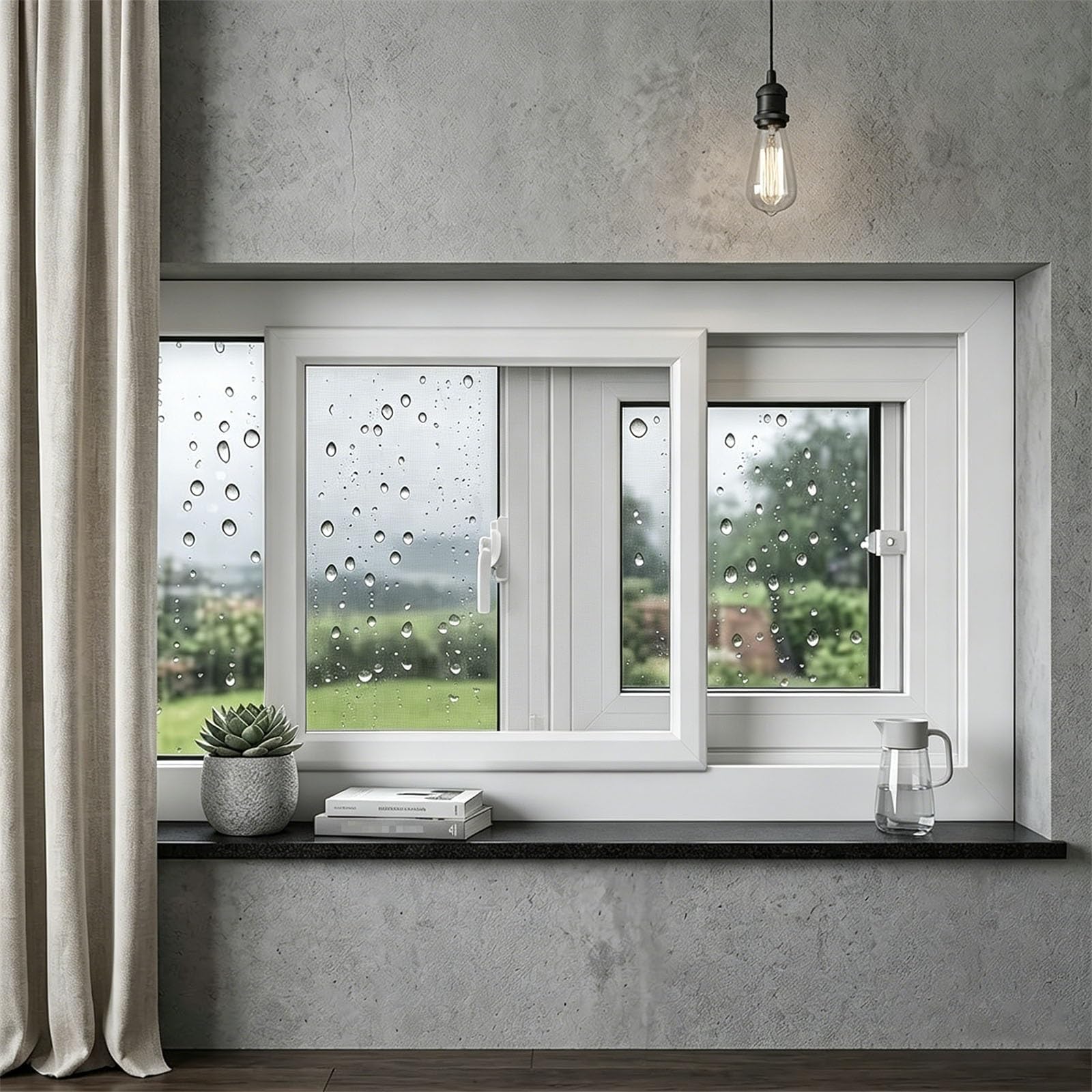 Ventana para cobertizo y garaje con mosquitera integrada: luz y aire fresco sin insectos