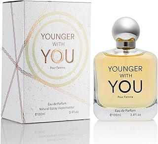 Younger With You for Women Eau De Parfum – Floral & Fruity Scent – Rose & Vanilla Base – Raspberry & Neroli Top – Natural, Mild, Paraben-Free, Vegan & Cruelty-Free – Elegant 100ml Bottle
