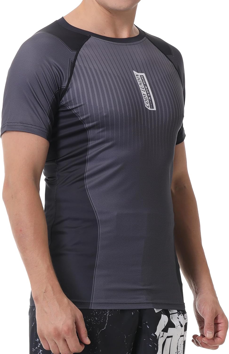 Red Plume Men's 3D Graphic Compression Fitness Shirt Sports Wicking T-Shirt Crew Neck Short Sleeve Athletic Tank Tops - Image 5