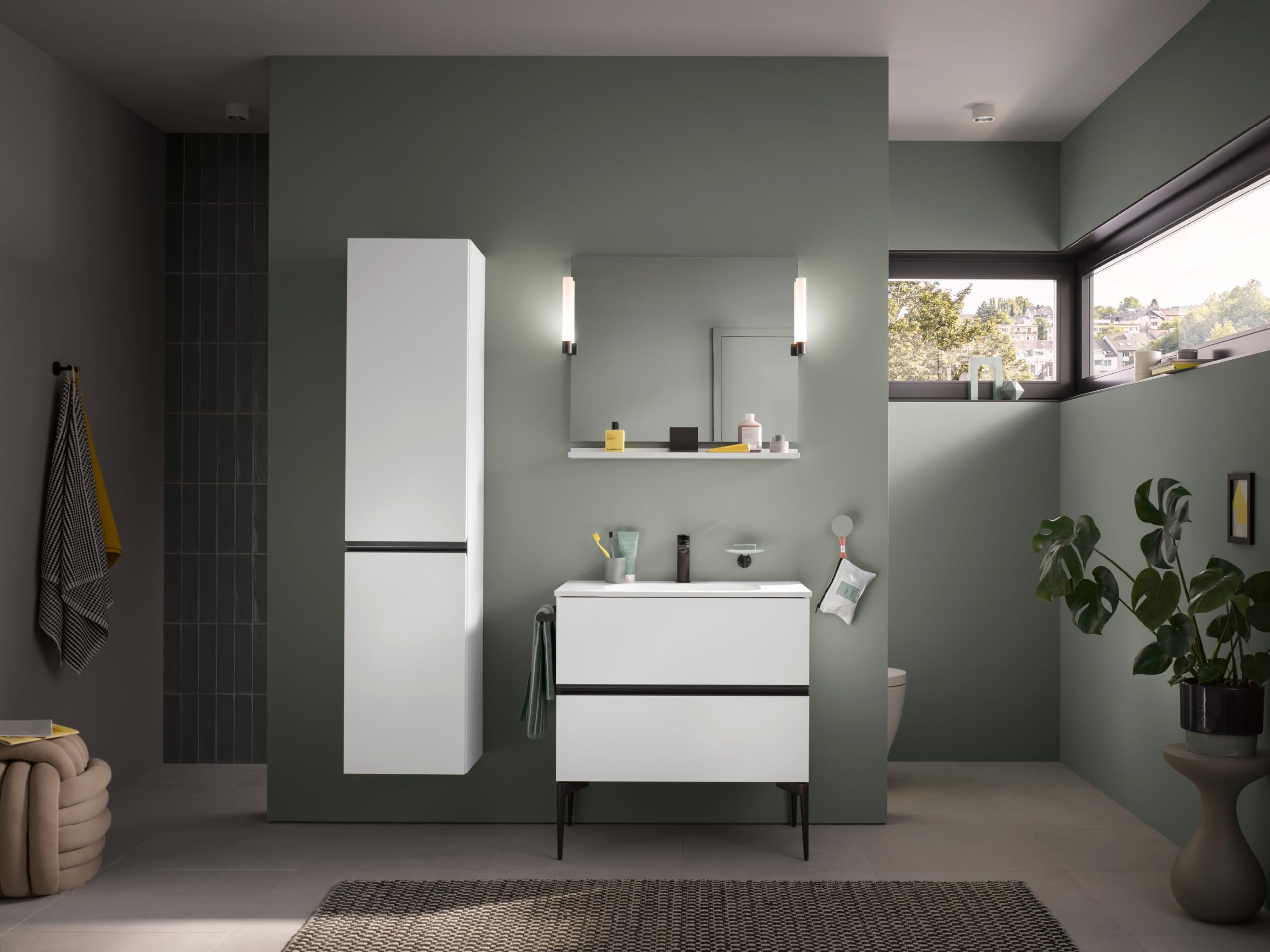 Duravit Sivida lavabo à poser, rond, 300x300mm, sans trou pour robinet, sans trop-plein, 2660023200, Couleur: blanc