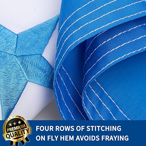 Miniatura 3 de XIFAN Bandera de Honduras prémium de 3 x 5 pies, para exteriores, grande, de doble cara, resistente, nailon 210D, bordado, estrella, bandera de país