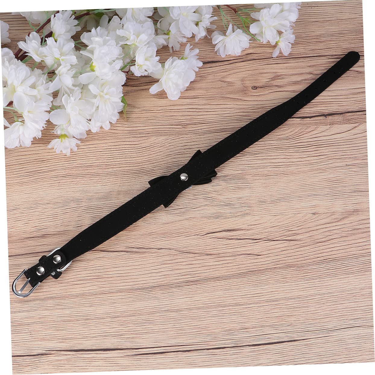 BESPORTBLE 3pezzi Collare Per Cani e Gatti Con Strass Comfort e Stile Per Animali Domestici Xl Nero Accessorio Pratico Per Foto e Occasioni Speciali