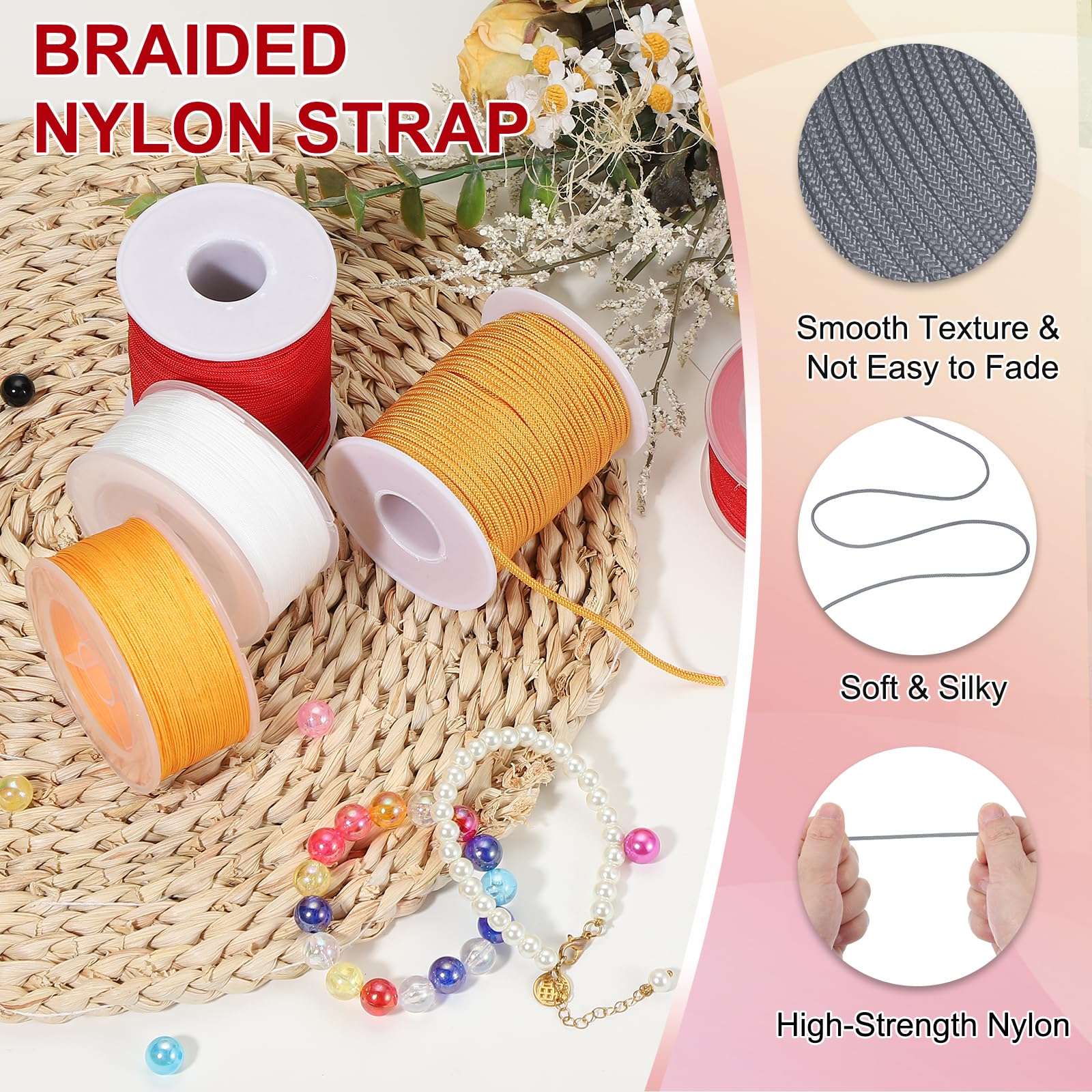 PATIKIL Nylon Cord 0.08 inch x 30 Yards - Image 3