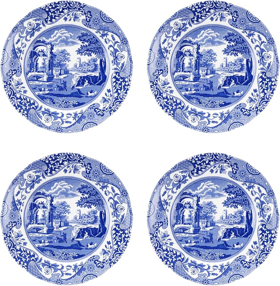 Amazon.com | Spode Blue Italian Salad Plate, Set of 4-7.25” Fine Amazon.com | Spode Blue Italian Salad Plate, Set of 4-7.25” Fine