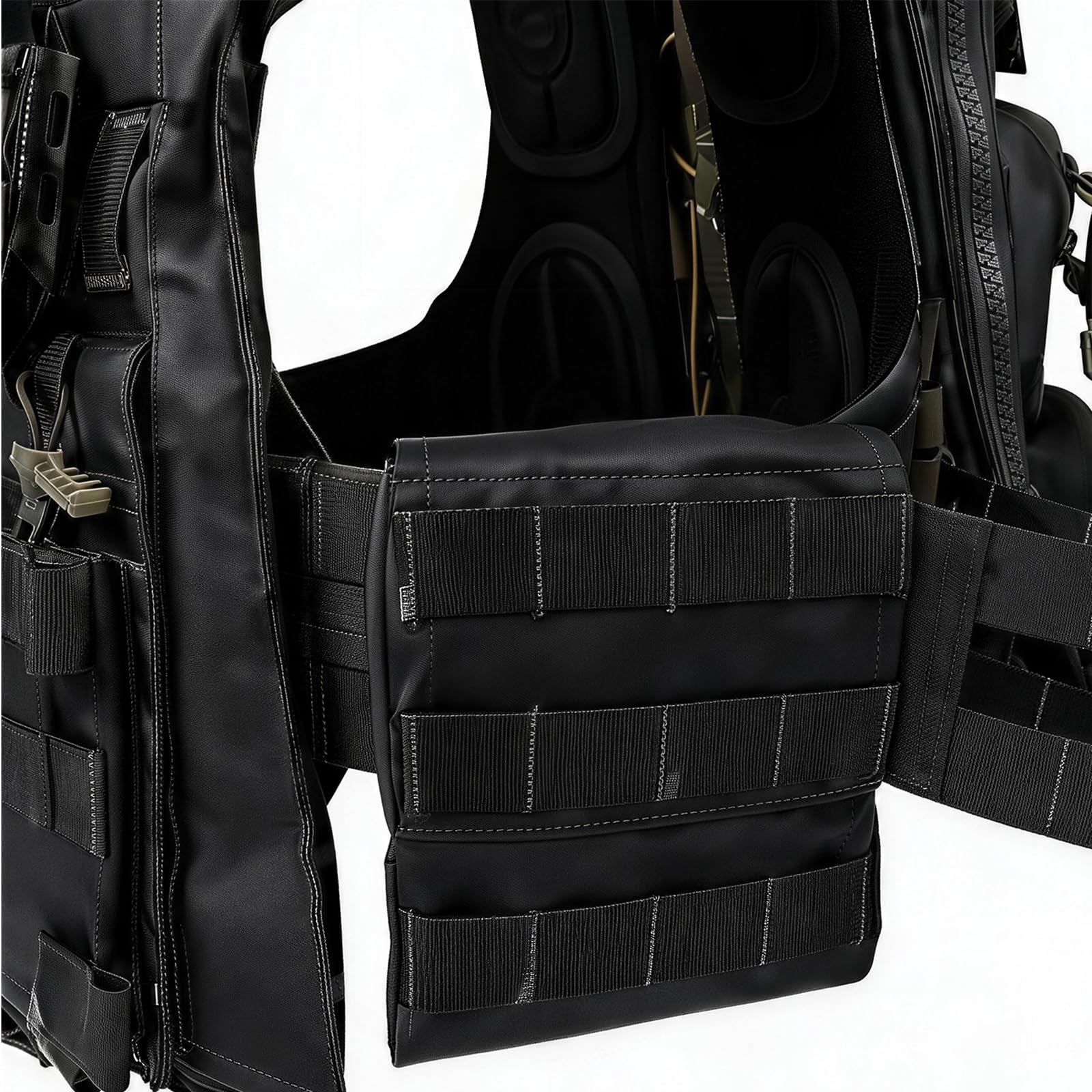 2er-Pack MOLLE-Seitentaschen, Taktischer Hüftschutz-Träger, Verstellbare Seitentasche