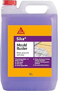 Sika Mould Buster Concentrated - Removes Algae, Mould and Green Growth from Paths, Patios and Driveways, 5 Litre
