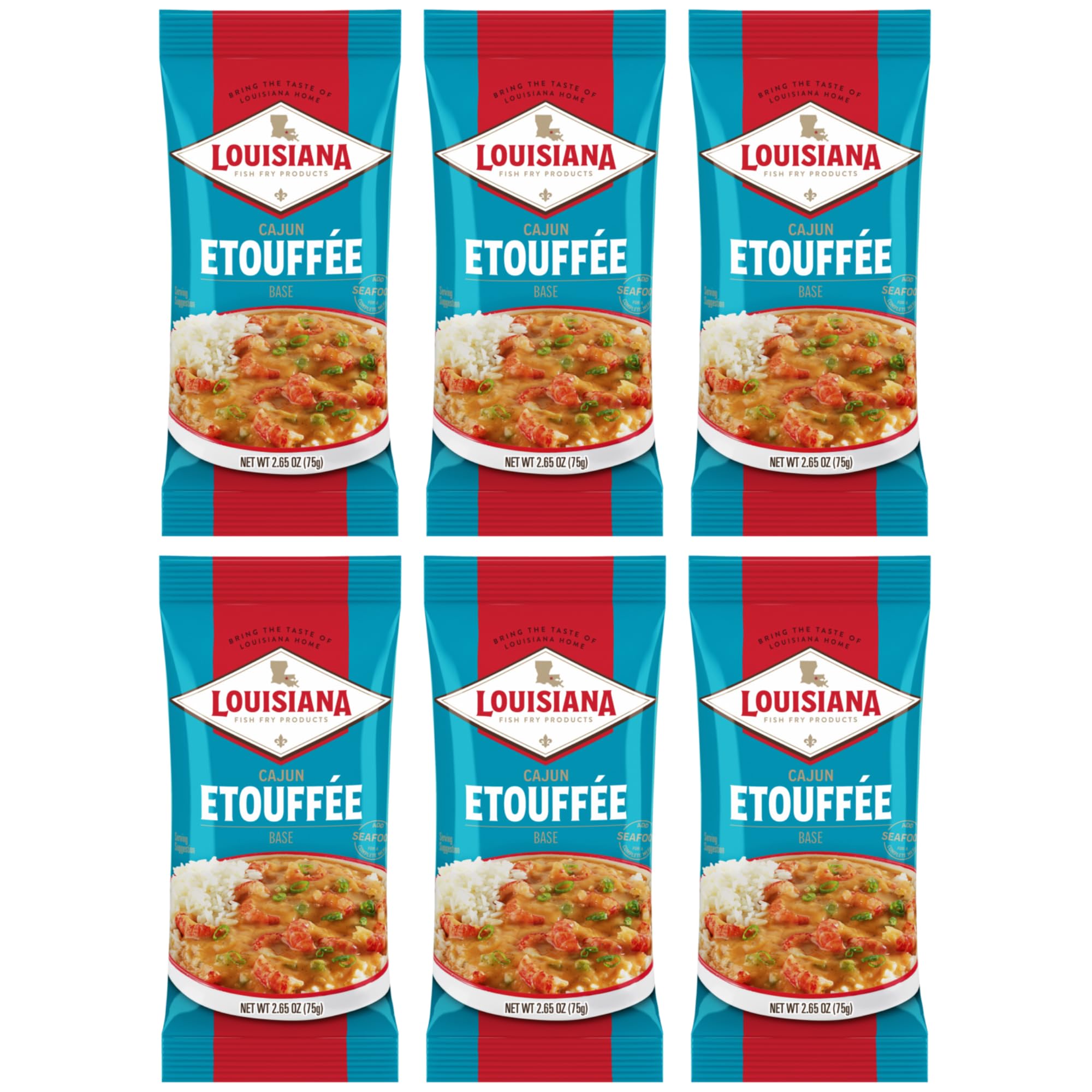LOUISIANA Cajun Etoufee Mix 2.65 OZ (Pack of 6)