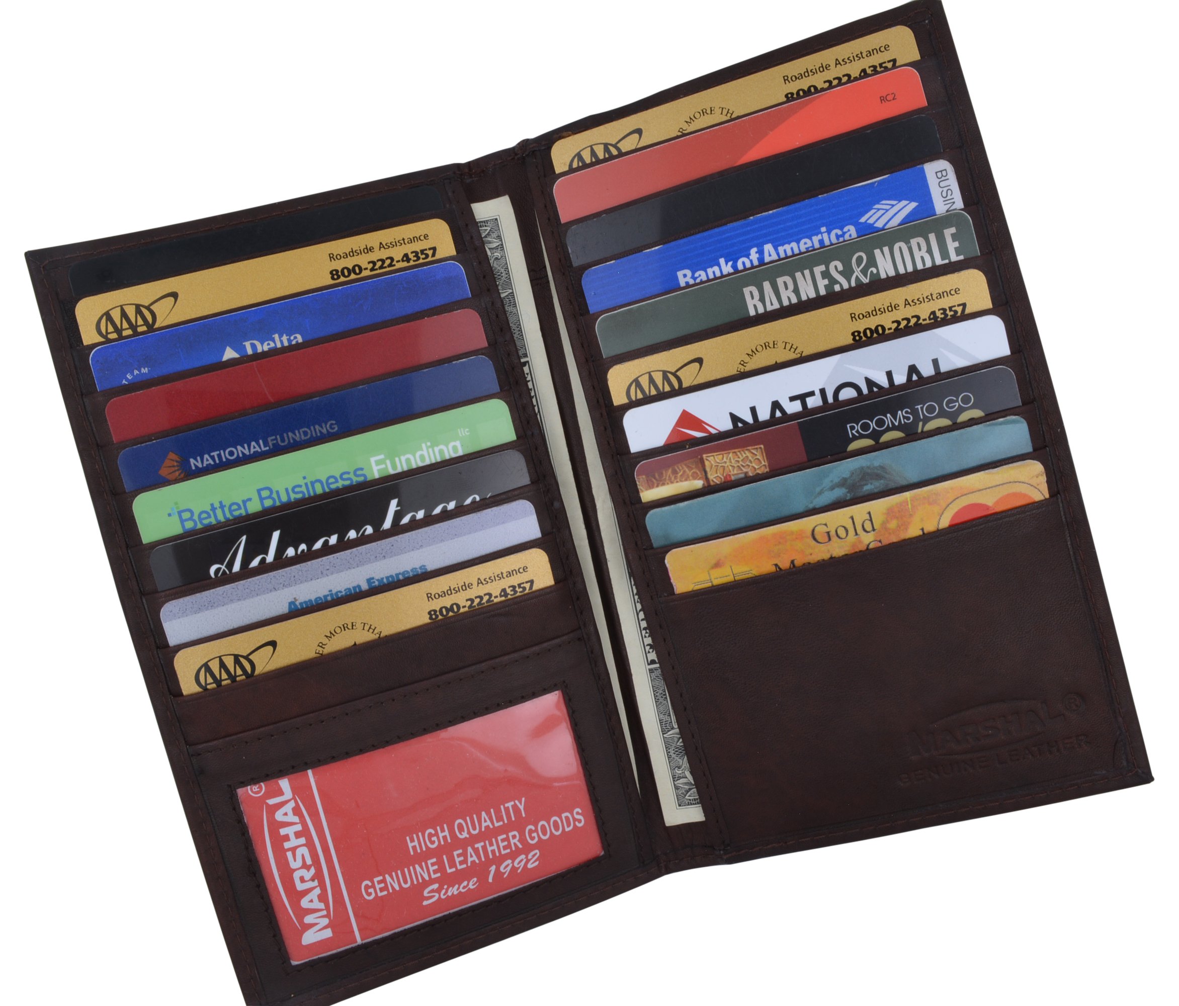 Mens Womens Leather Credit Card Holder 7