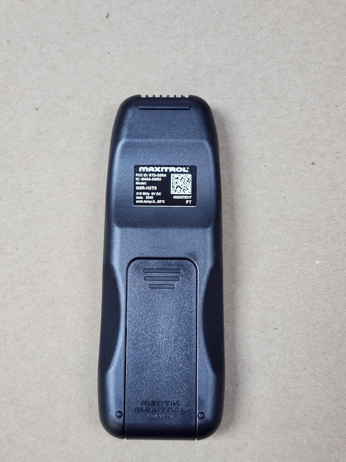 Maxitrol GV60 G6R-H3T5 Replacement Remote (Real Fyre, Valor & Empire), Black