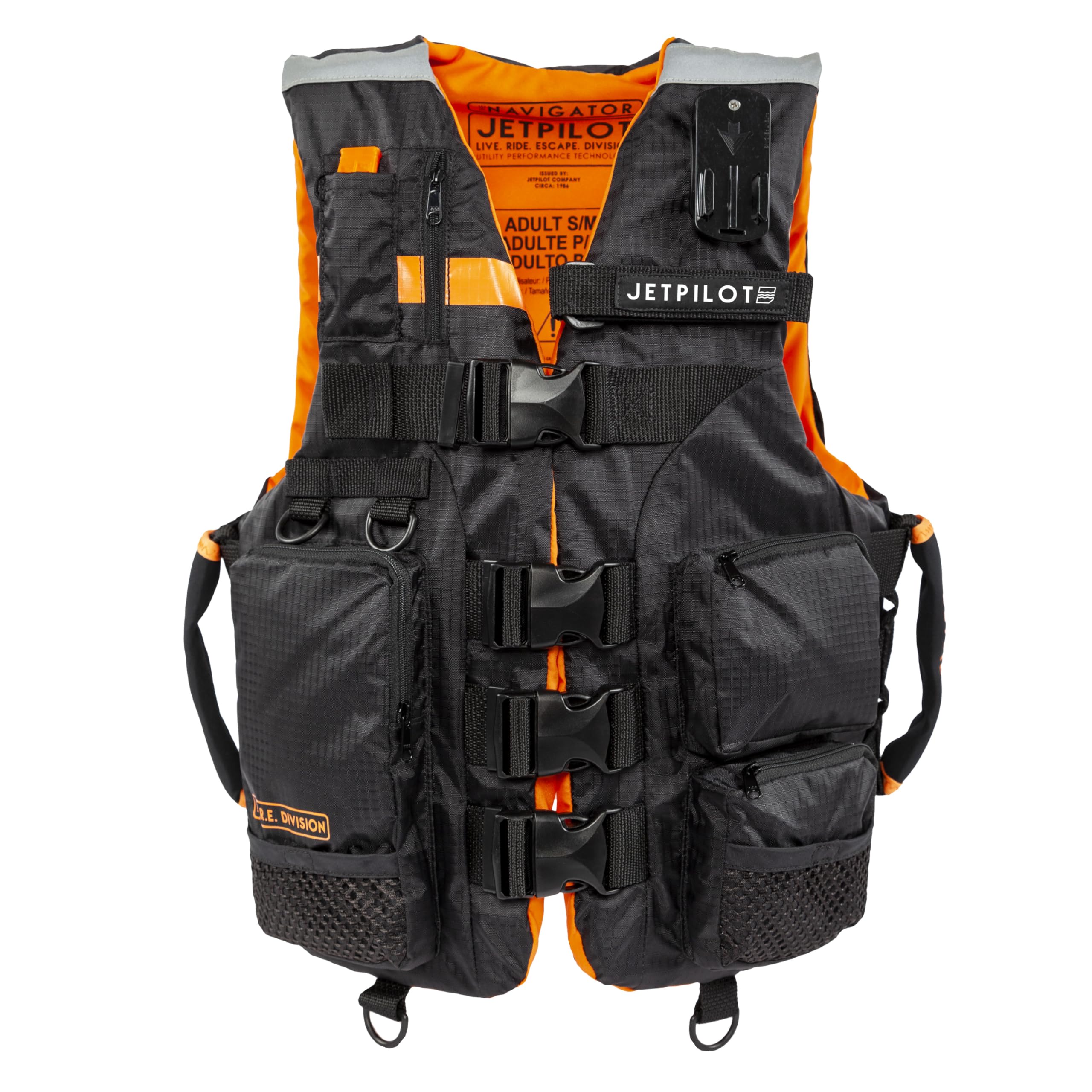 Jet Pilot - L.R.E. Navigator Nylon CGA Utility Vest - Coast Guard Approved Personal Flotation Device - Water Sports Life Vest