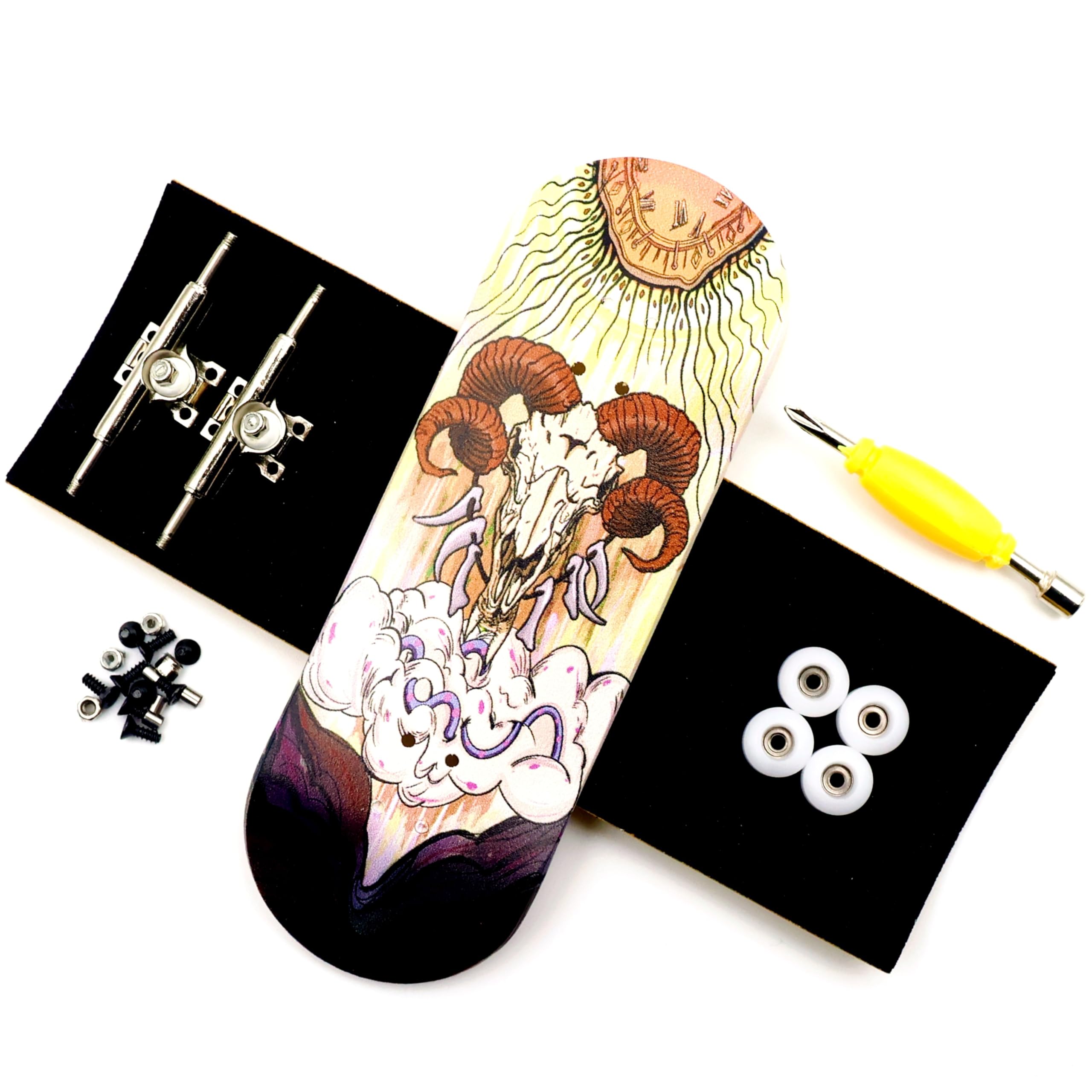 RACOFSB 32mm Pro Fingerboard 12 Constellation Series Wooden Finger Board (Aries)