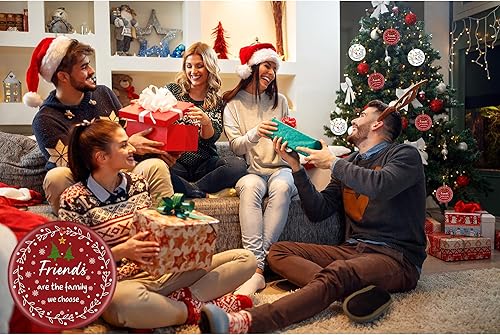 Miniatura 7 de Adornos de Navidad para amigos, regalos para mujeres y hombres, 3 pulgadas de cerámica, árbol de Navidad, adornos de amistad, regalos para amigos,