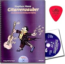 Gitarrenzauber Band 1 - Gitarrenschule für Kinder ab 5 Jahren mit und Dunlop PLEK ( Prinzip der kleinen Lernschritte ) - Autor Stephan Hesse [Toy]