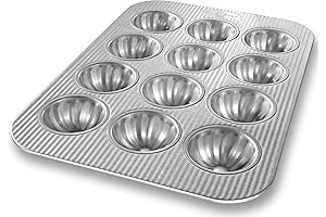 USA Pan Bakeware Mini Fluted Cupcake Pan