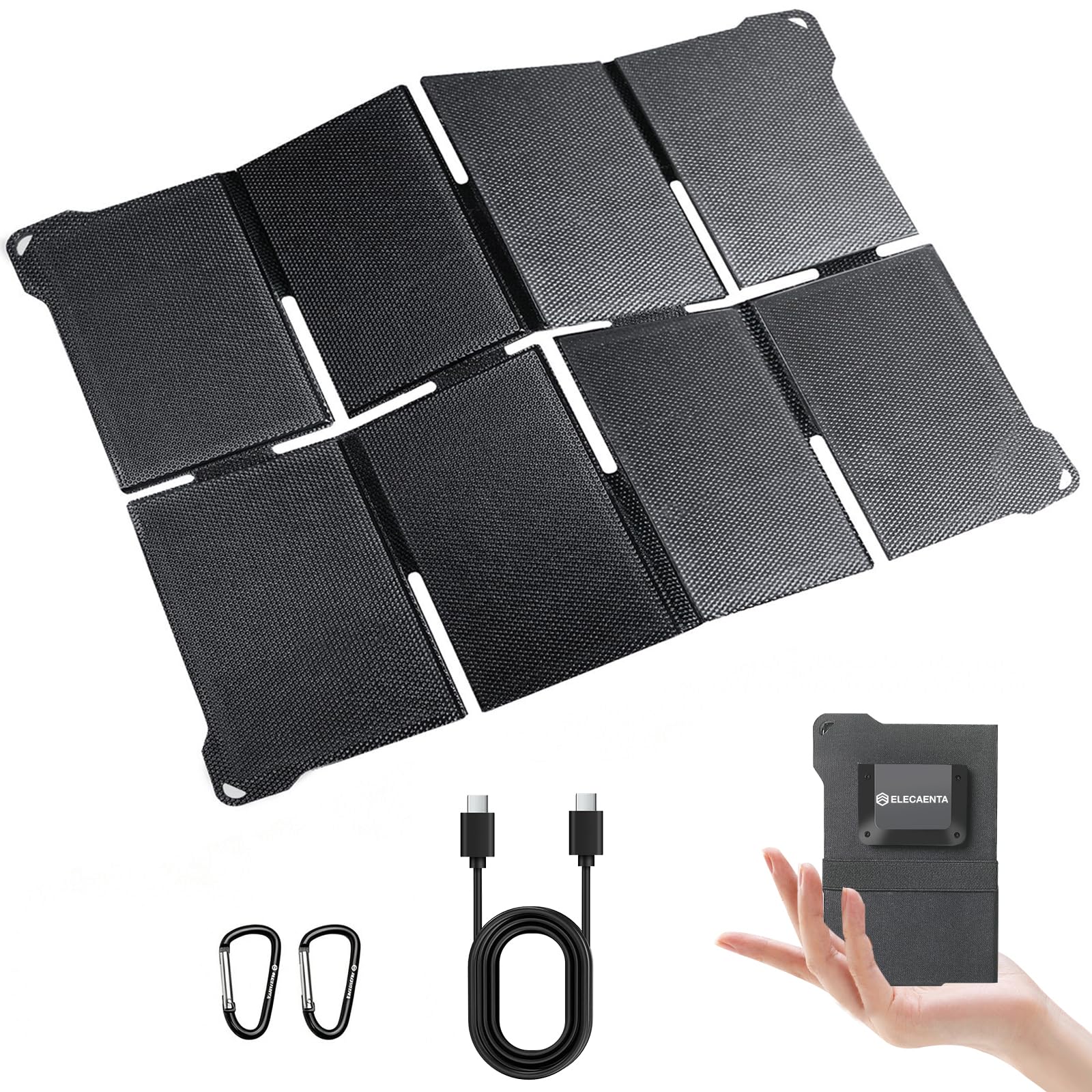 Amazon | 【発電革命】ELECAENTA 25W ソーラーパネル 変換効率25.4% 次