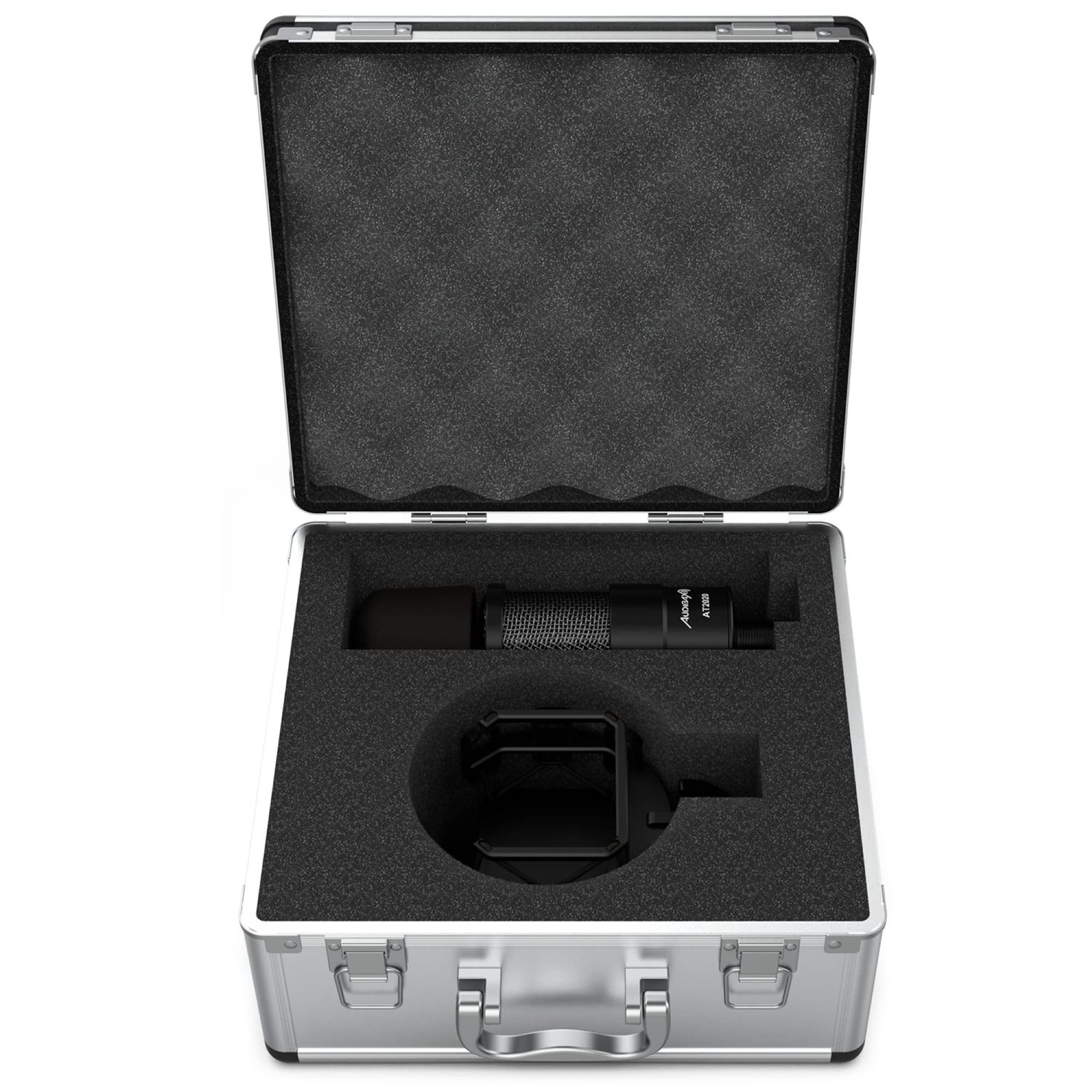 Audibax AT2020 Producer Pack Micrófono Estudio Profesional Condensador