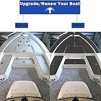 Vista 5 de Piso de Barco de Espuma EVA Cubierta de Espuma de Barco Camuflaje 94"x45"/35"/23" Tapete Antideslizante para Barco Autoadhesivo Rollos de Espuma