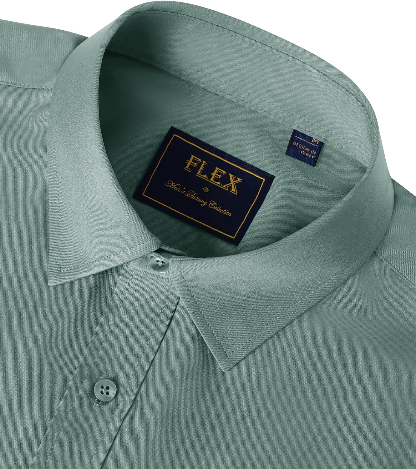 J.VER Men's Dress Shirts Solid Long Sleeve Stretch Wrinkle-Free Formal Shirt Business Casual Button Down Shirts thumbnail