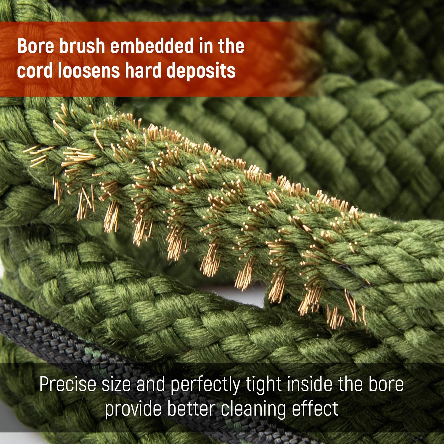 Snapklik.com : EZshoot 2 PCS Gun Cleaner, Bore Rope For Rifle Pistol ...