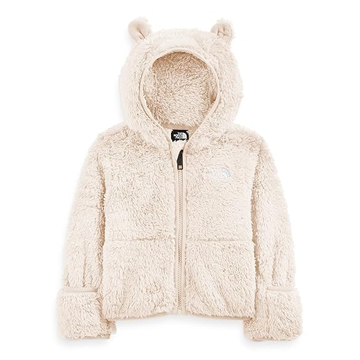 THE NORTH FACE Baby Bear Full Zip Hoodie, TNF Medium Grey Heather, 6-12 Months
