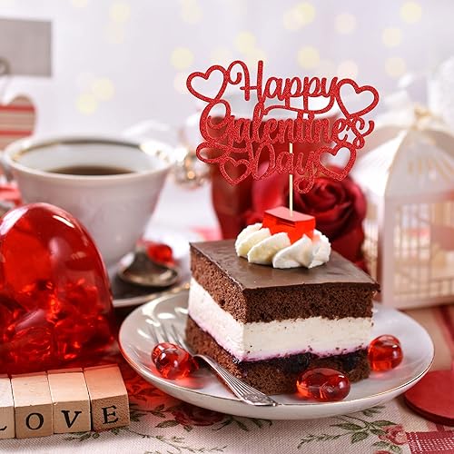 Vista 112 de 36 piezas de decoración de cupcakes para el día de San Valentín, dulce amor, San Valentín, para el día de San Valentín, fiesta de cumpleaños