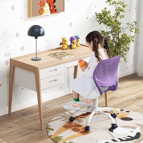 Miniatura 2 de MEDIMALL Silla de escritorio para niños, silla ergonómica de oficina para niños de 8 a 12 años con soporte lumbar, silla de escritorio para