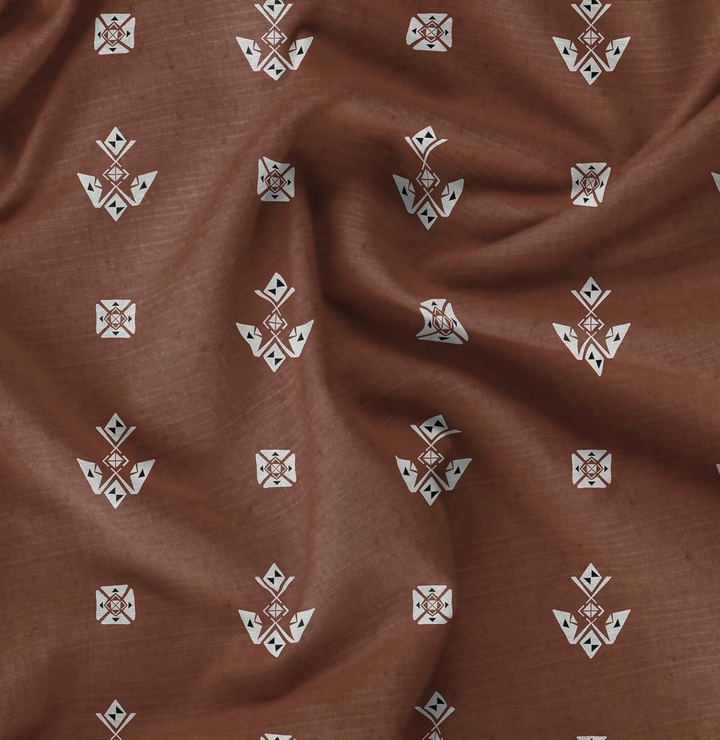 Soimoi Unstitched Crepe Fabric, 1 Yard - 42