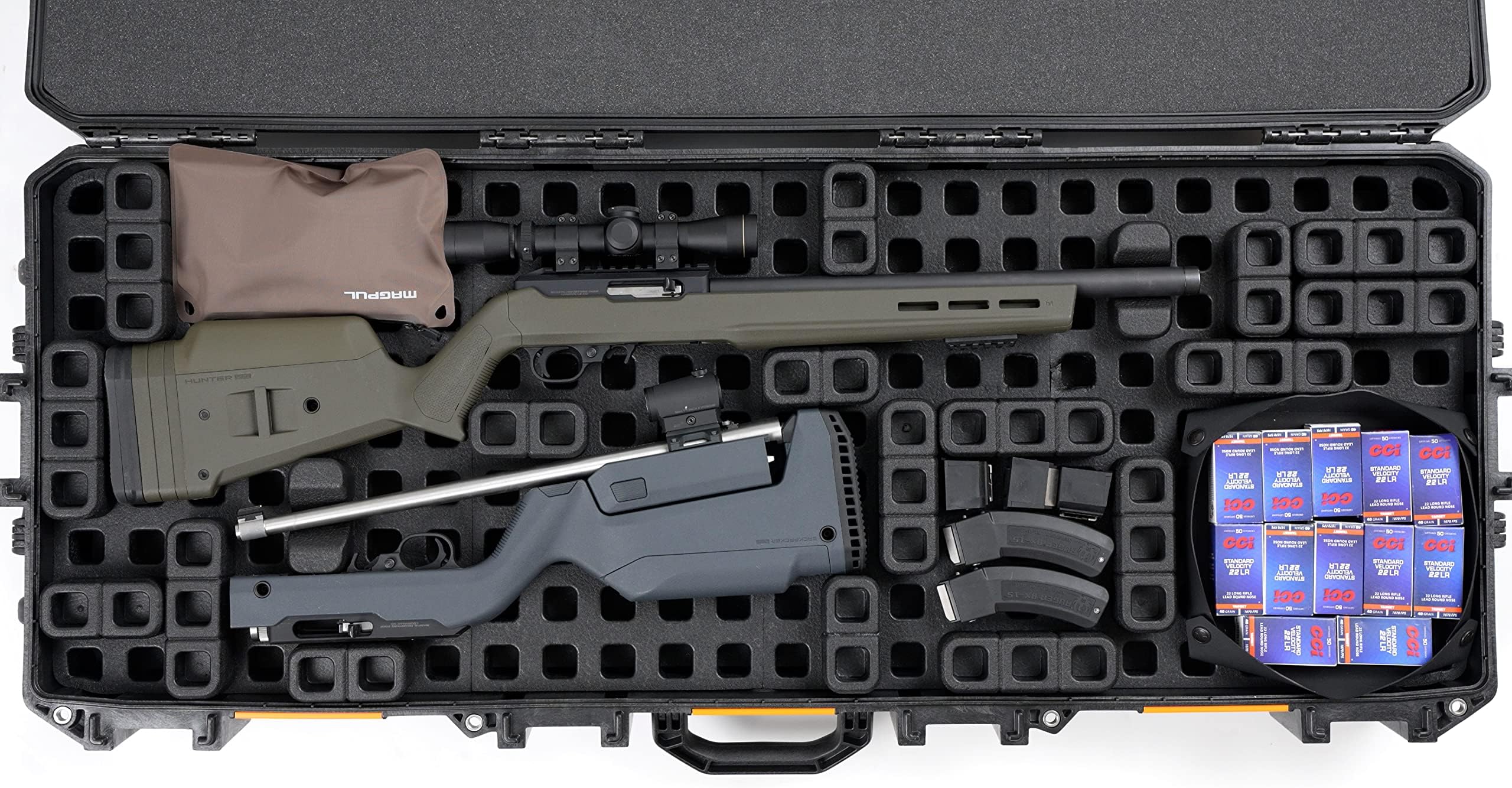 Magpul DAKA Grid Gun Case Organizer Foam Insert for Pelican Vault Multi-Purpose Hard Case (Foam Only, Case not Included), V730, Black