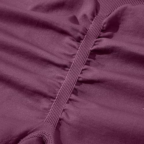 Miniatura 6 de OMKAGI - Leggings levanta glúteos para mujer pantalones deportivos de yoga con diseño de tiro alto y sin costuras