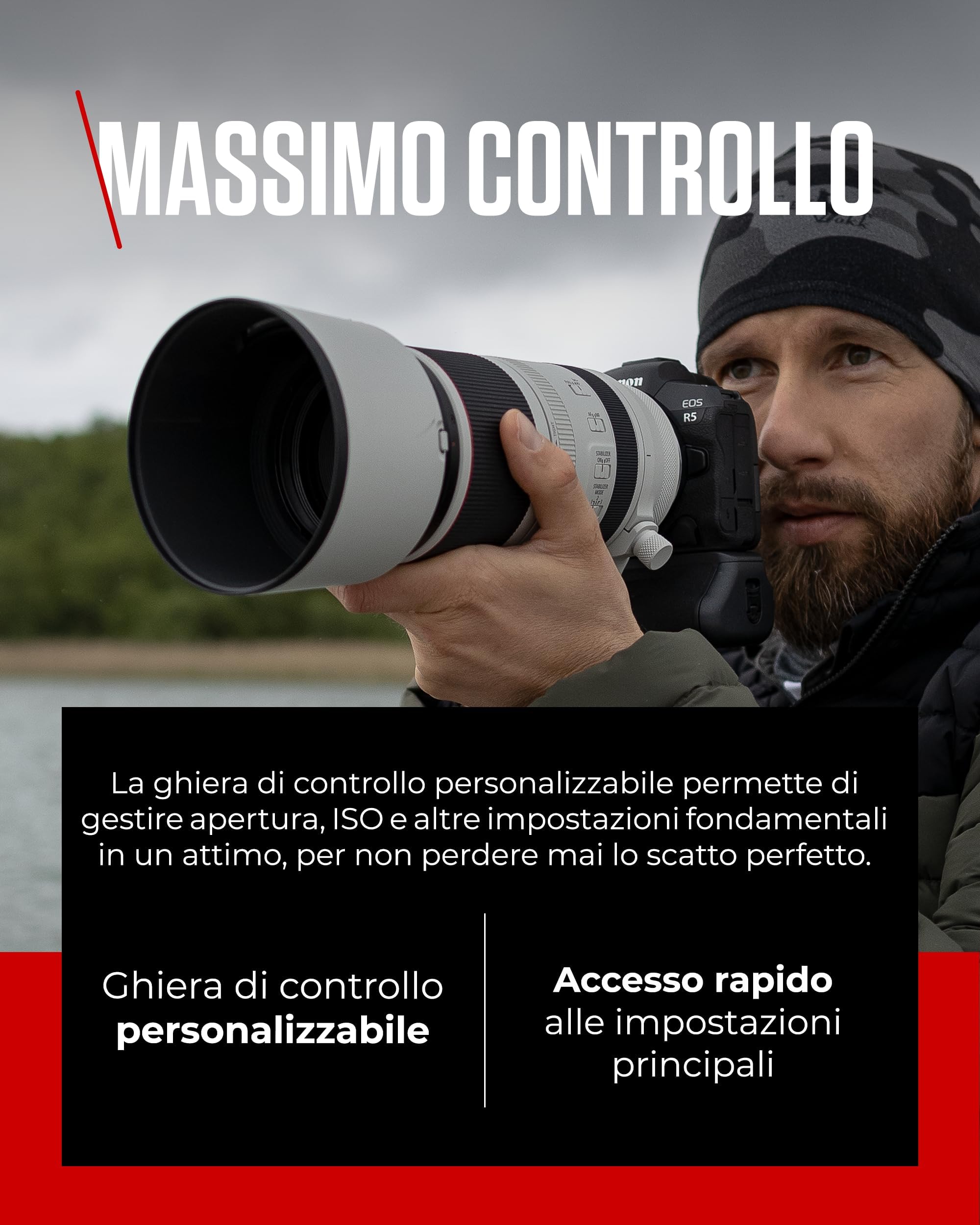 Canon RF 100-500mm F4.5-7.1L IS USM Obiettivo