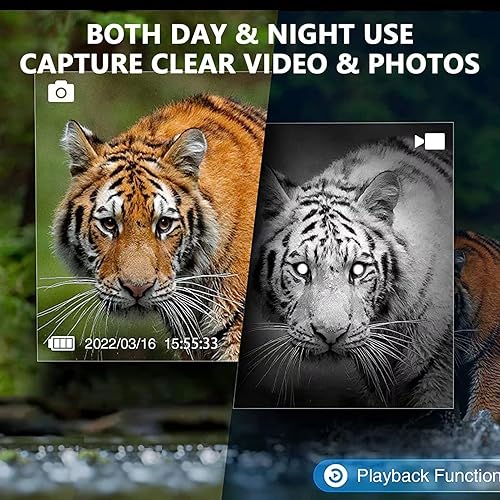 Miniatura 2 de Gafas de visión nocturna, portátiles R11 infrarrojos digitales de visión nocturna monoculares para caza, zoom digital 5X 1080P guardar fotos y video