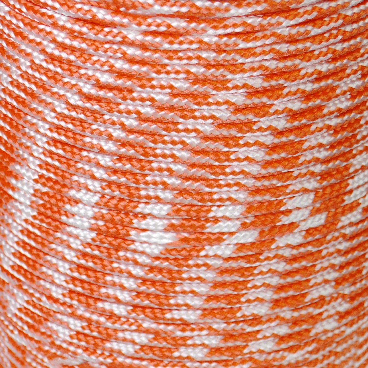 Savage Island Orange/White Army Military Paracord Reel 3Mm Basha Tent Bivi Camping Guy Rope Para Cord (, 100Ft)