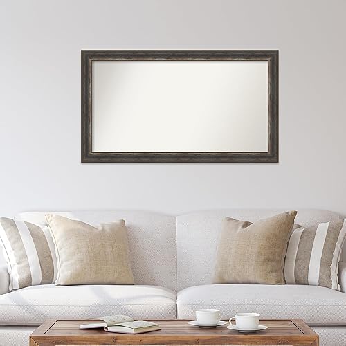 Miniatura 4 de Amanti Art Espejo personalizado, espejo de baño de alta rústico, espejo de pared o espejo de tocador de baño sobre el fregadero (26.75 x 46.75