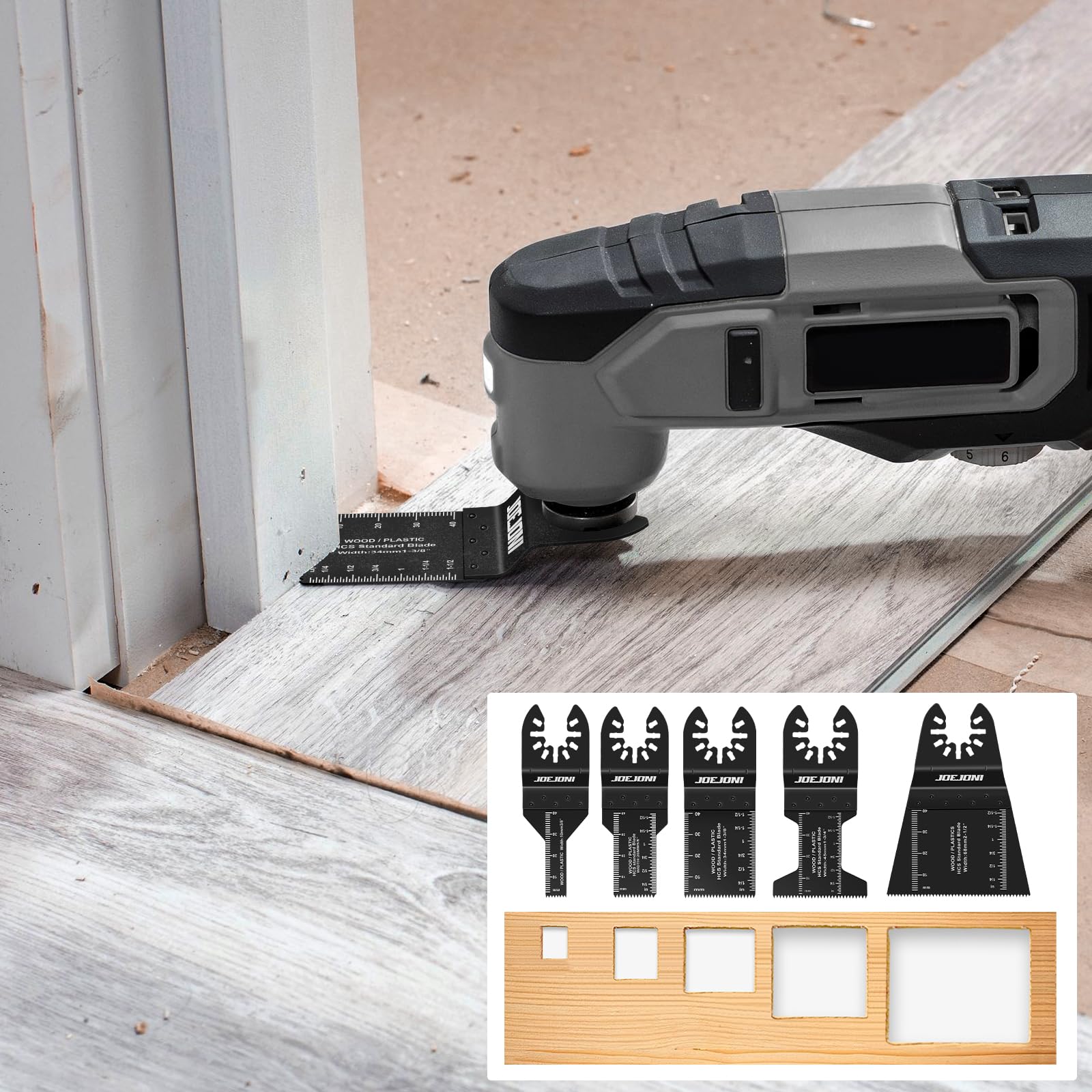 134 Pcs Lames de Scie Oscillante, Universelle Lame Outil Multifonction, Outil Multifonction Accessoires, pour Fein Multimaster, Ryobi, Milwaukee, Bosch, Dremel, Dewalt, Rockwell, Makita