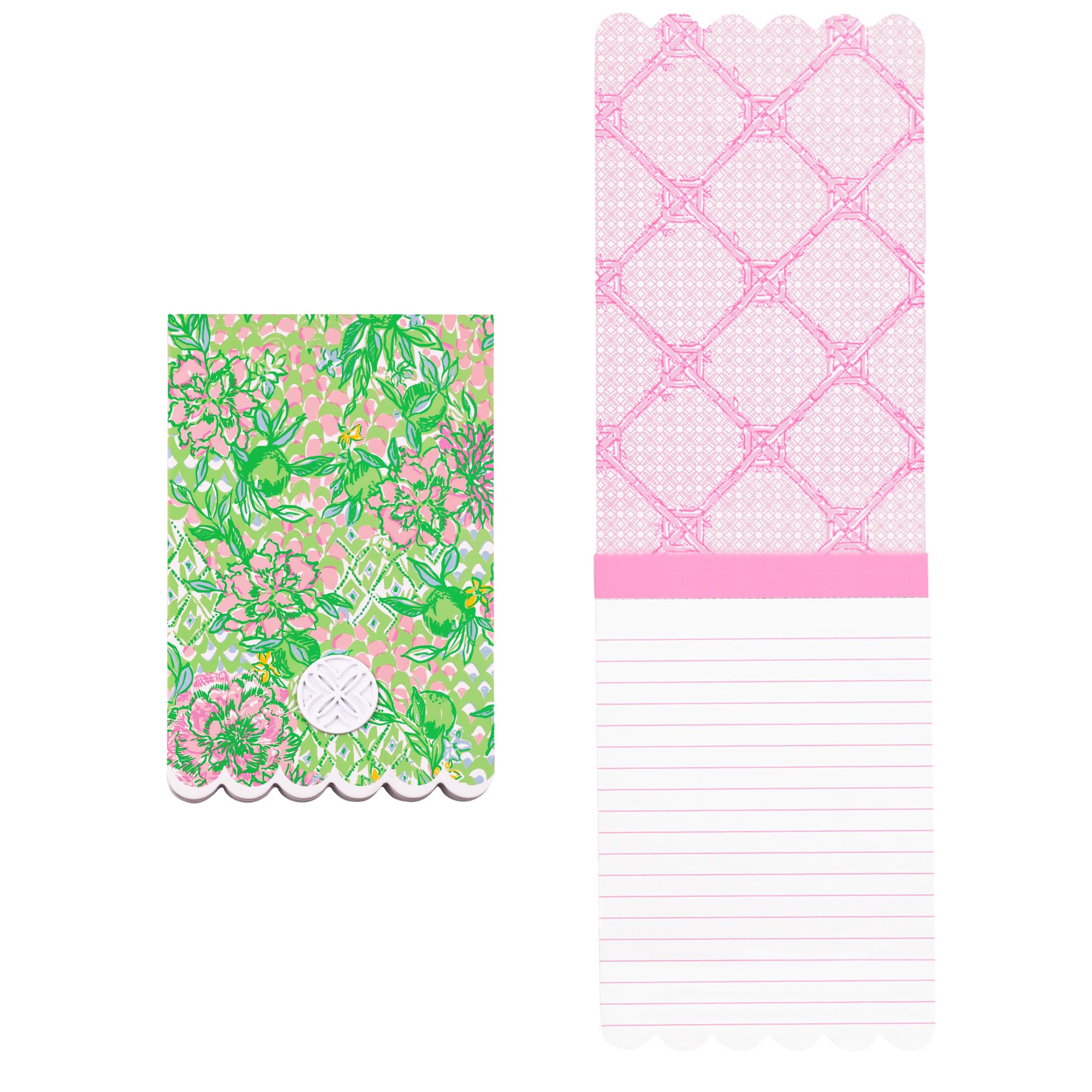 Lilly Pulitzer Cute Notepad for To Do Lists or Work, Mini Lined Pocket Note Pad for Writings, Lime Feeling Good