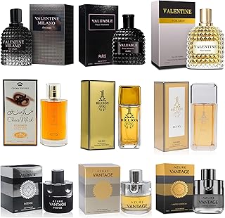 Men's Cologne Sampler Set (100ml Each*9PCS) | Luxury Fragrance Variety Pack for Men | Woodsy, Citrus, Spicy & Fresh Scents | Gift Ready Collection(Combo Set C)
