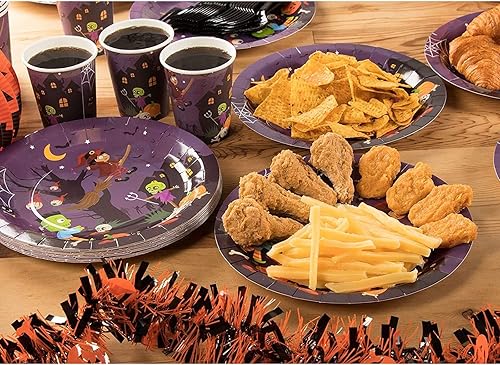 Vista 35 de 144 piezas Corgi suministros para fiestas, decoraciones de cumpleaños de perro con platos de papel, servilletas, tazas y cubiertos (sirve 24)