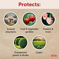 Vista 4 de Sevin 100547234 Asesino de insectos listo para usar 1 galón, etiqueta blanca