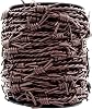 Xsotica-Barbed Wire Genuine Leather Cord for Jewellery Bracelets and Necklace Making Art & Craft DIY (Black, 10 Meter)