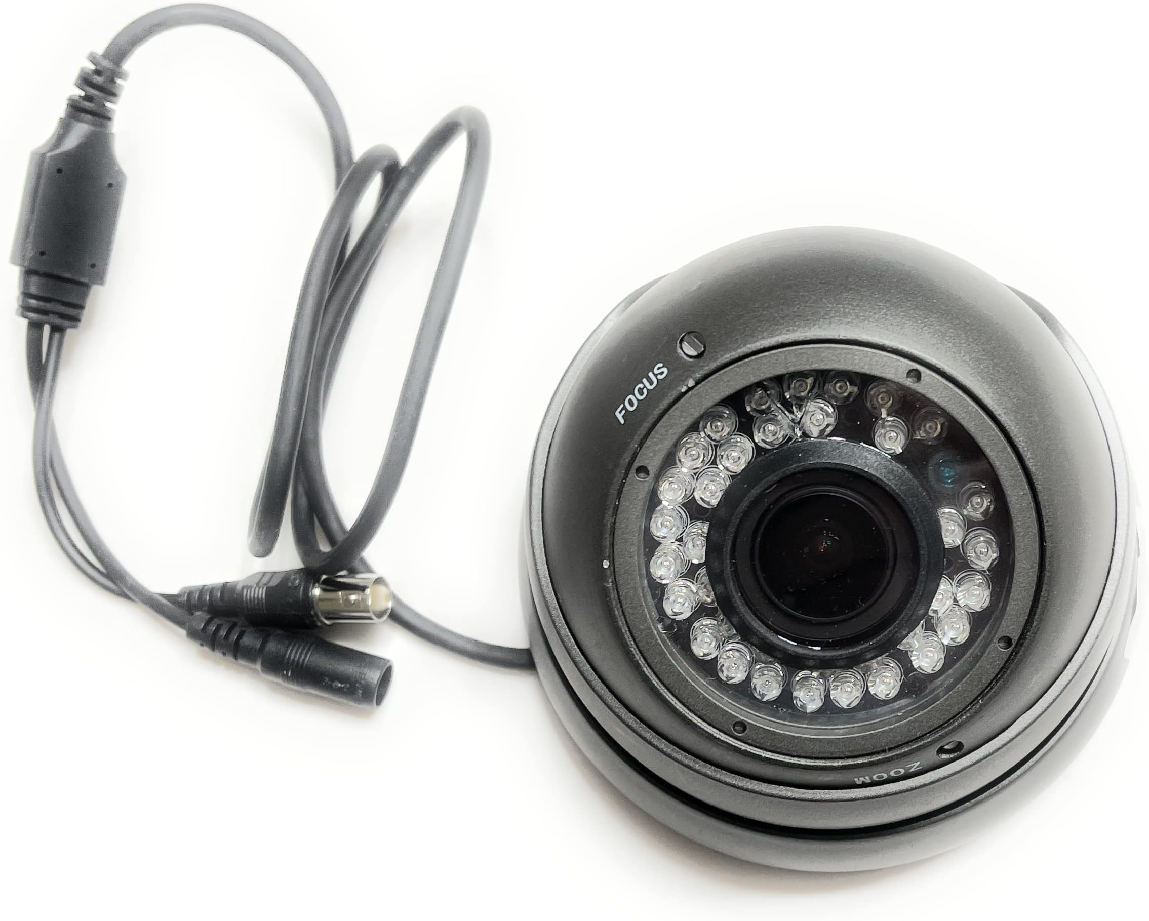 BW® BWT3H CCTV Camera IMX138 1000TVL HD Day and Night 2.8-12mm Vari-Focal Korea Grey Dome Camera with IR-Cut Function Outdoor or Indoor Use