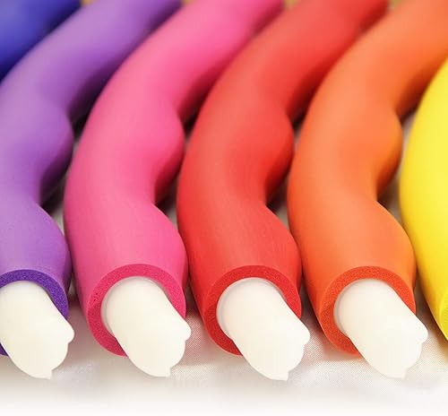 Miniatura 4 de Aro de hula con peso, aro ACU 2S - 1.5 lb pequeño, ejercicio de fitness Sports Hoop (colores arcoíris)