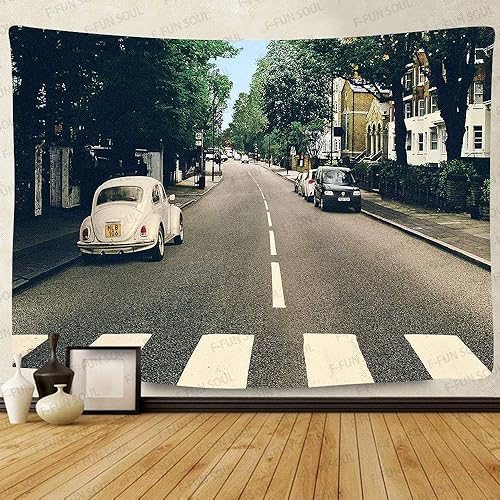 F-FUN SOUL Music Band Tapestry, 80x60inches Soft Flannel, Walk on