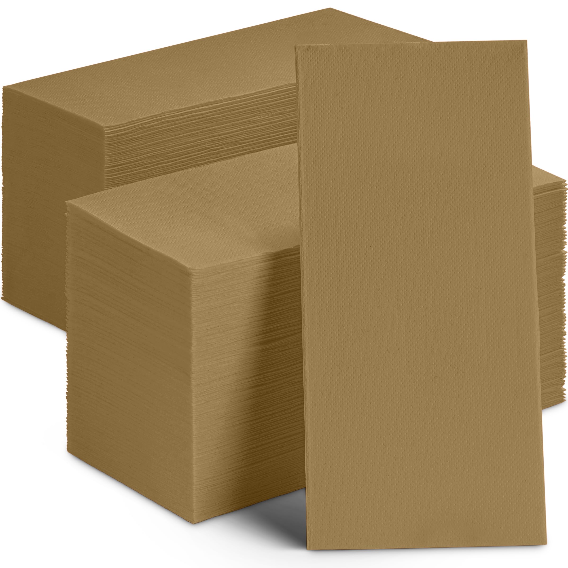 Servilletas desechables de papel de madera, [paquete de 300] 12 x 17 pulgadas, servilletas de papel acolchadas de 2 capas para bodas, recepciones, baños, fiestas o eventos