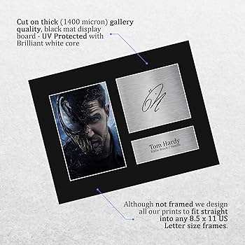 Amazon.com: HWC Trading Tom Hardy Venom Gifts Printed Signed
