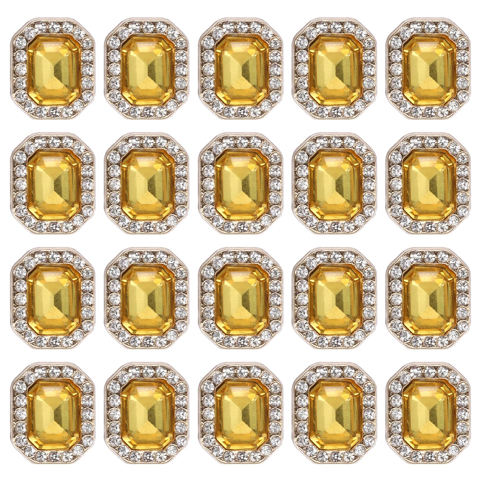 Boutons fleurs en diamant PATIKIL 12x10mm pour personnaliser un gilet fait main